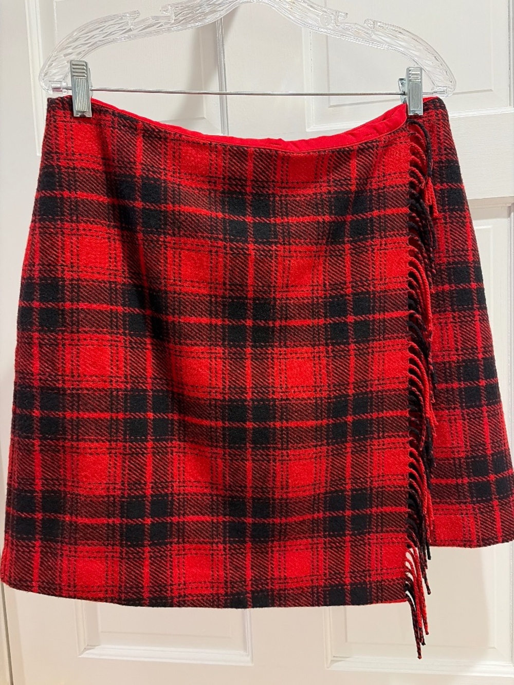 Loft plaid mini skirt